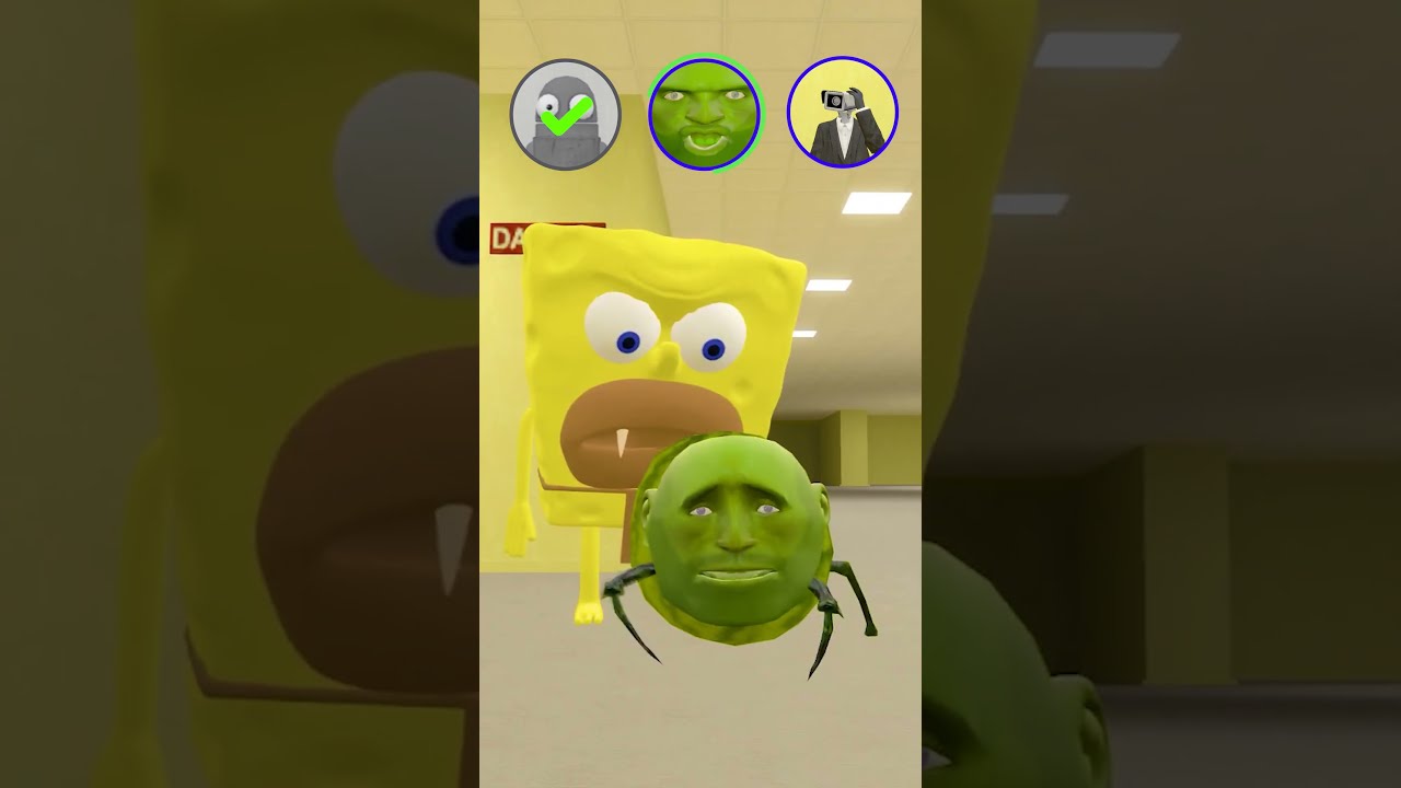 Beware SpongeBob Is Lurking Behind The Wall P7 Meme Gmod