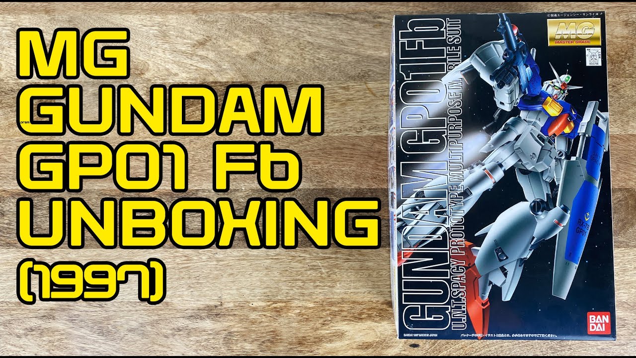 MG Gundam GP01 Fb Unboxing (1997) - Vintage Gunpla - YouTube