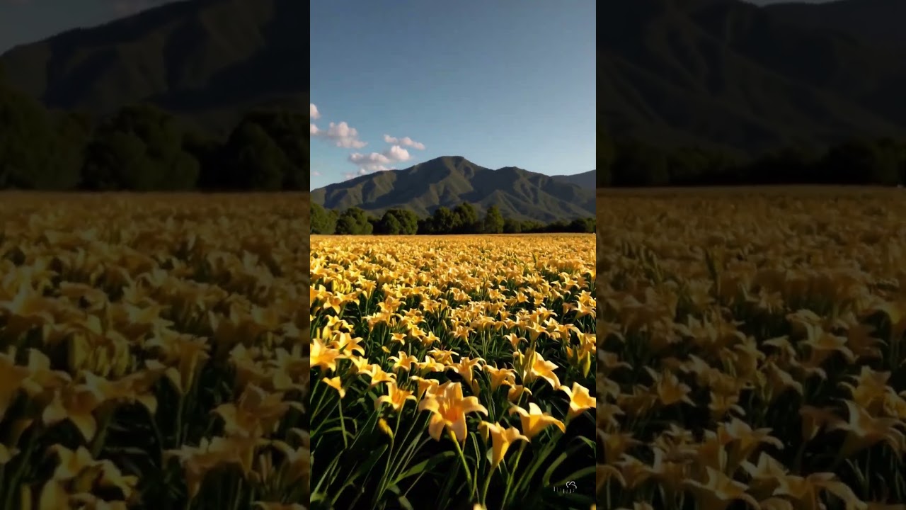 【黄金に染まる高原の絨毯】心がほどける夏の風景 | Golden Carpet of the Highlands – A Summer Scene That Sets Your Soul Free