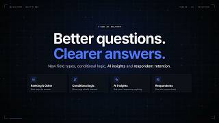 What's new in WalForm — Ranking, Conditional Logic, AI Insights & Respondent Retention