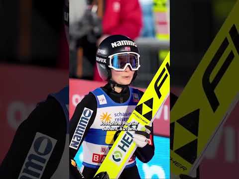 🥇PERFORMANCE HISTORIQUE de Joséphine Pagnier #shorts #ski