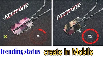 New attitude status video editing kinemaster || new attitude status editing effect