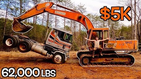 I Bought the Biggest Cheapest Excavator I Could Find
