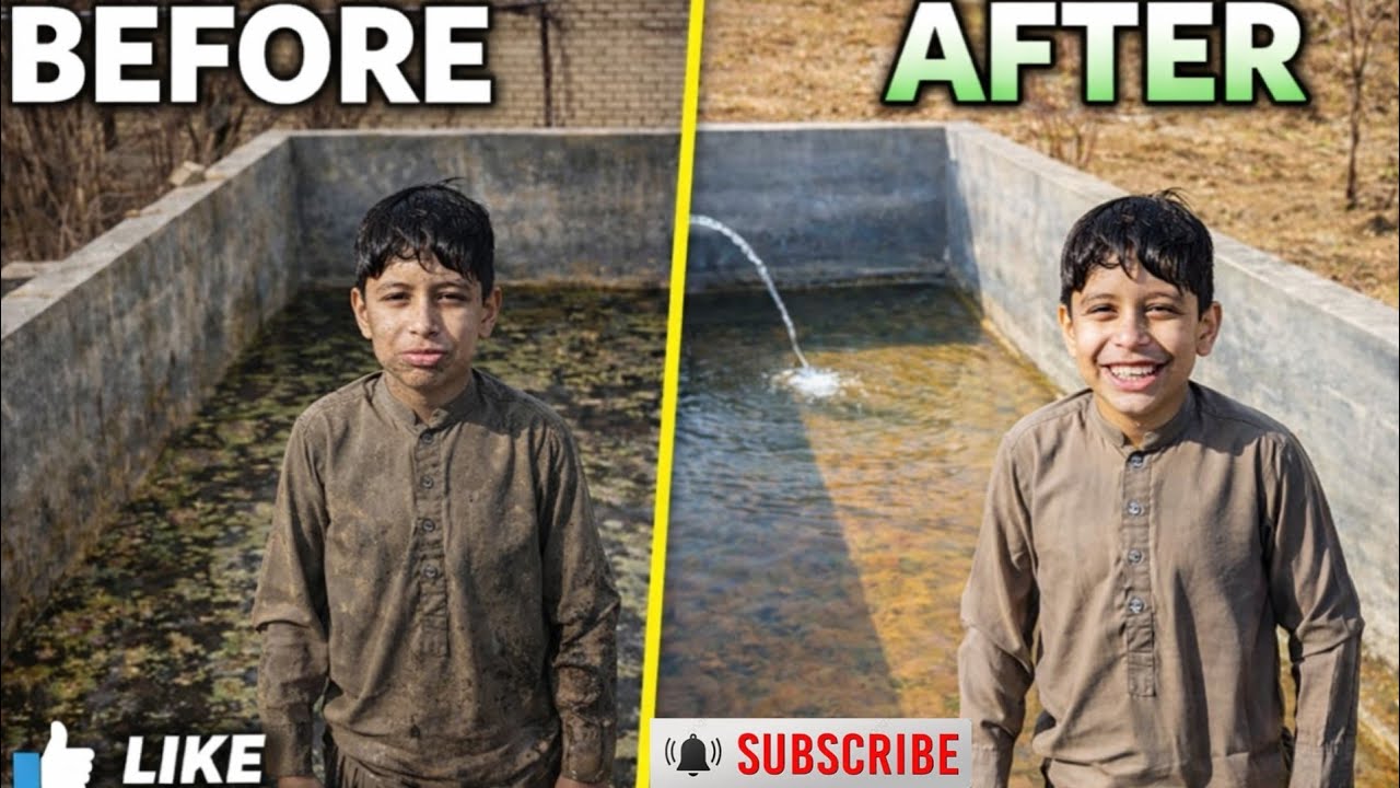 Dirty Pool Turned Crystal Clear || Shocking Before & After