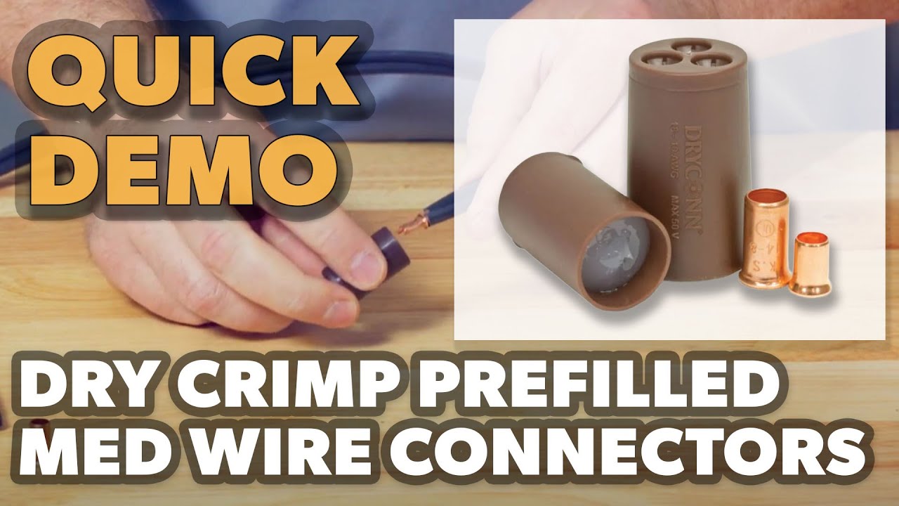 Quick Demo: King Innovation Dry Crimp Prefilled Medium Wire Connectors (20245)