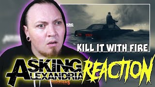 ASKING ALEXANDRIA - Kill It With Fire (OFFICIAL VISUALIZER) | REACTION