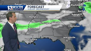 Dry and chilly start to Sunday