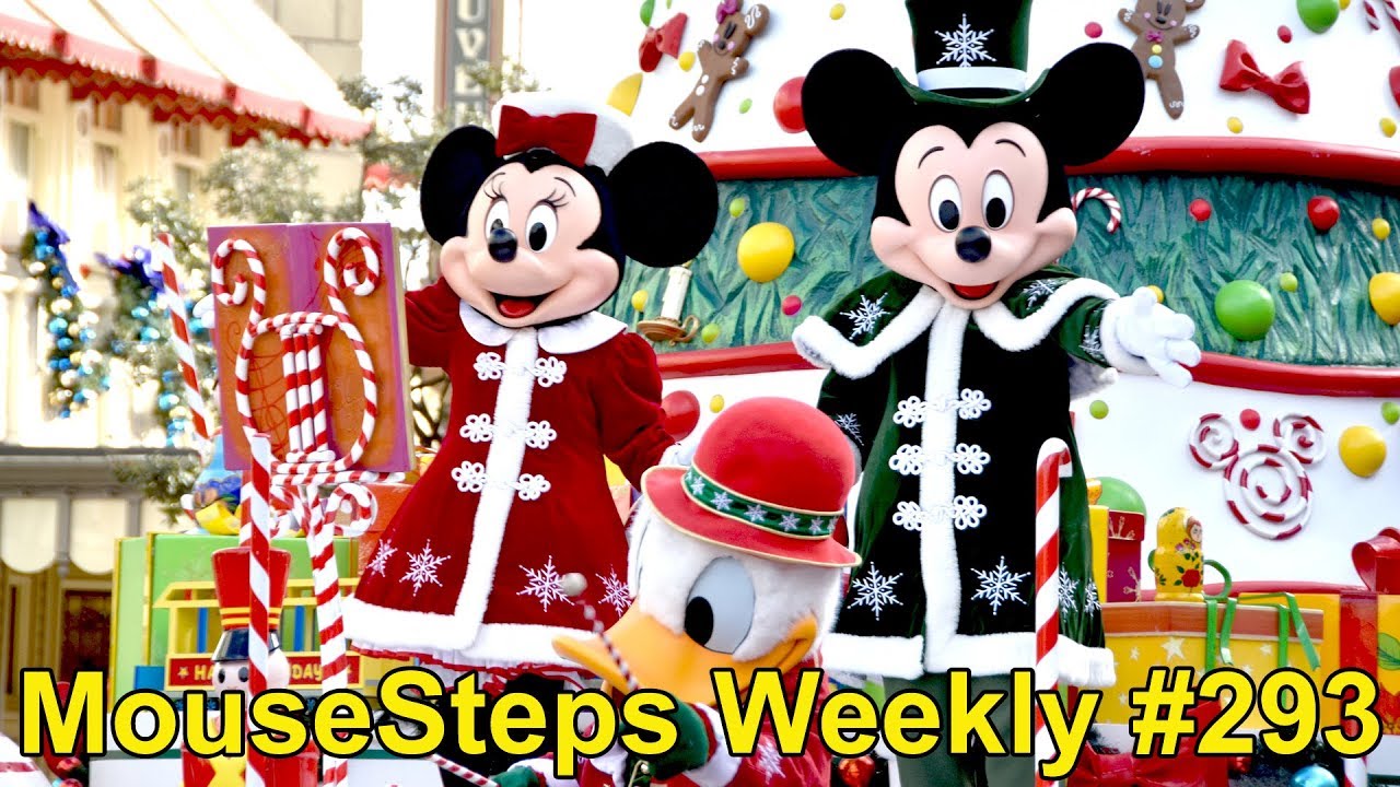 walt disney world vacation MouseSteps Weekly #293: Disneyland Paris Christmas Season Overview w/Parade; Stitch Show; Tree Light