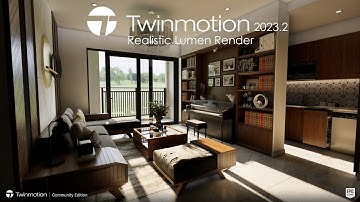 Sketchup to Twinmotion Realistic Interior render Workflow