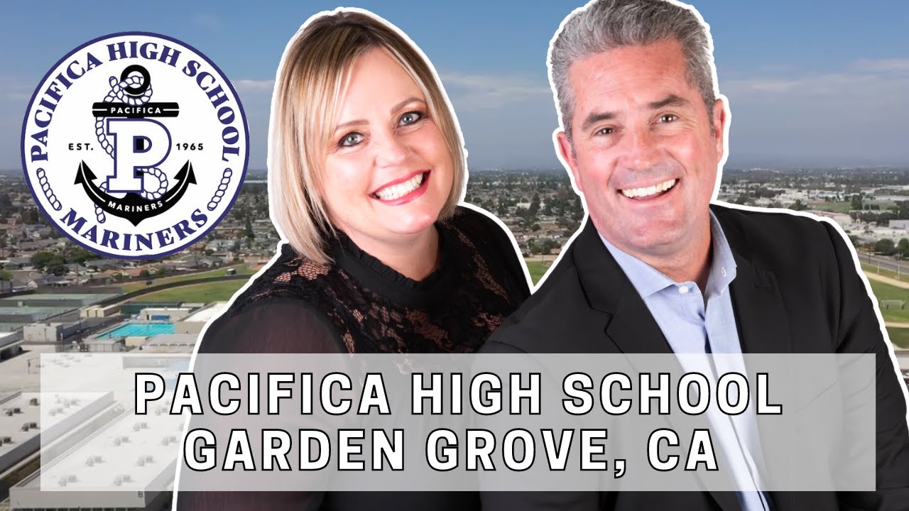 Pacifica High School Tour Interviewing Principal Osborne Team