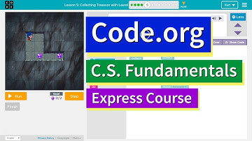 Code.org Express Lesson 3.5 Collecting Treasure with Laurel | Answer Tutorial | Course C Lesson 5.5