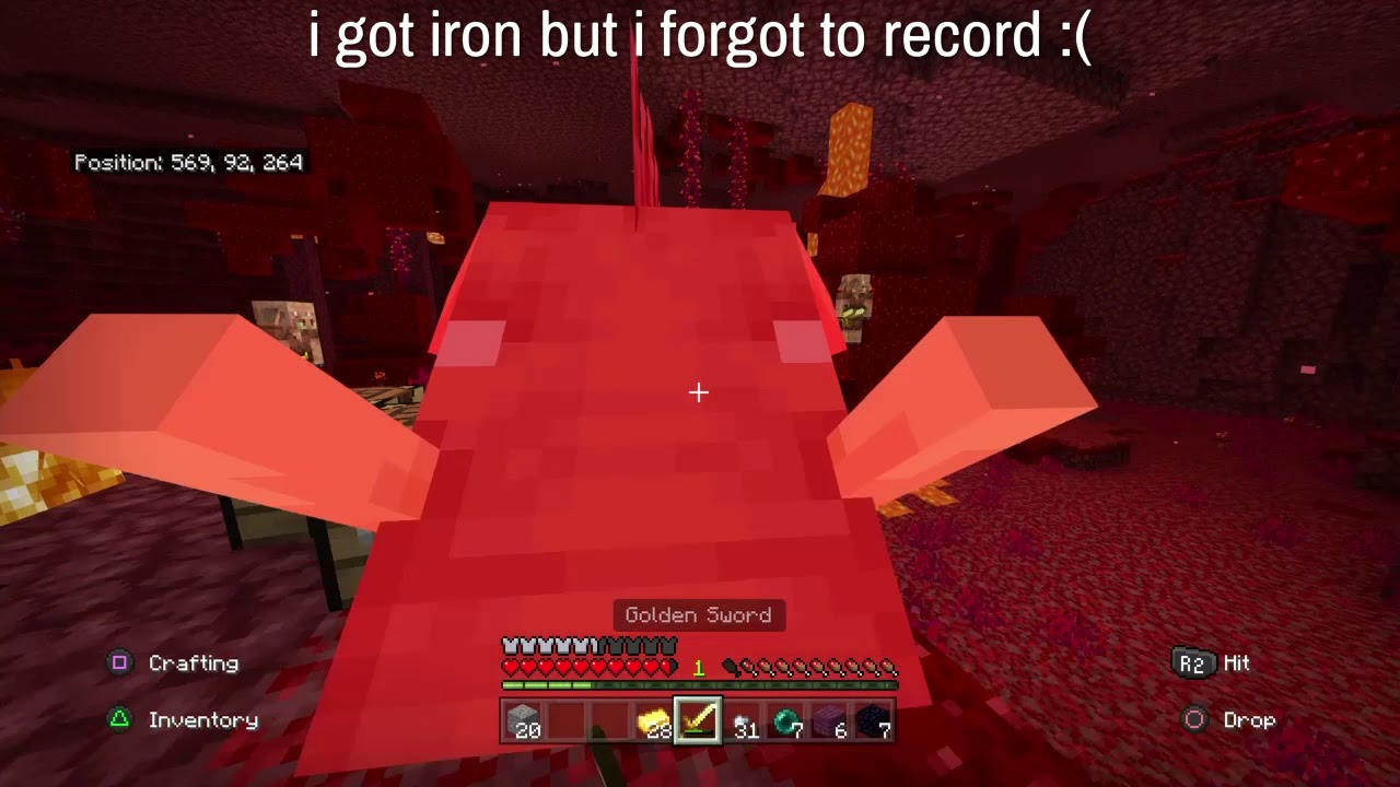 Minecraft but i start in the nether - YouTube