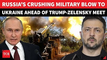 Putin’s Forces Inflict Crushing Blow To Zelensky Ahead Of Trump Meet, Russia Claims Key Villages