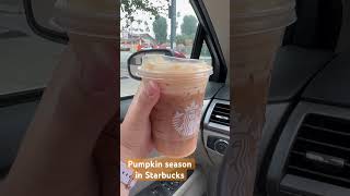 Pumpkin season in Starbucks | pumpkin cream cold brew
