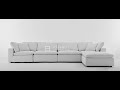 Em sky sofa  mid century modern furniture