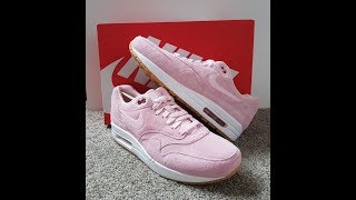 Unboxing unpacking WMNS NIKE Air Max 1 SD Prism Pink / Prish Pink White Code: 919484 600