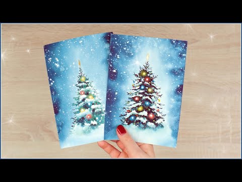 วีดีโอ: วิธีการวาดต้นคริสต์มาสด้วย Gouache