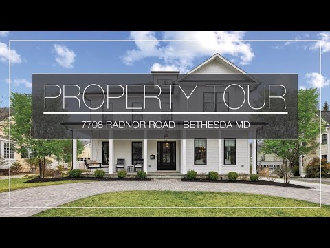 7708 Radnor Road, Bethesda, MD home video tour