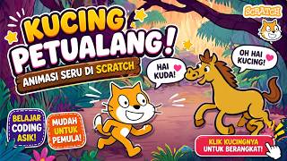 🐱 Bikin Kucing Bisa Jalan & Ngomong! 🏃‍♂️✨ Petualangan Seru di Scratch! screenshot 1