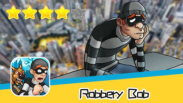 Robbery Bob HIGH RISE Level 9 Walkthrough Prison Bob Recommend index four stars