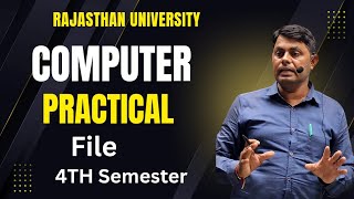 Computer Application and fashion designing 4th Semester | Computer fiction desion Practical File