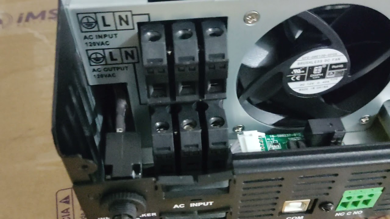 Inversor Solar POWEST Híbrido 1KVA NUHIB-7510 Unboxing y Test