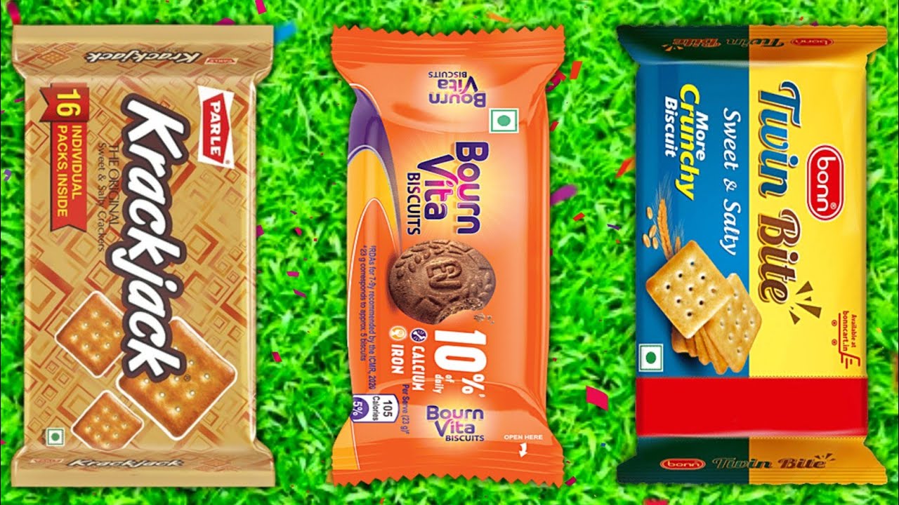 Krack Jack Biscuit 🍪 vs Bourn Vita Biscuit vs Twin Bite Biscuit 🍪|| cookies 🍪🍪
