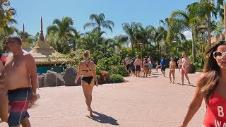 Walking path around Volcano Bay Water Theme Park at Universal Orlando Resort