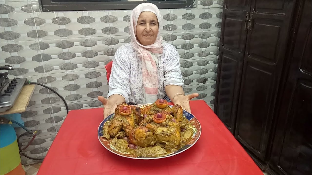 😋الدجاج محمر من يد طباخة محترفة😊😊☝☝👌👌👌👍👍😍😍