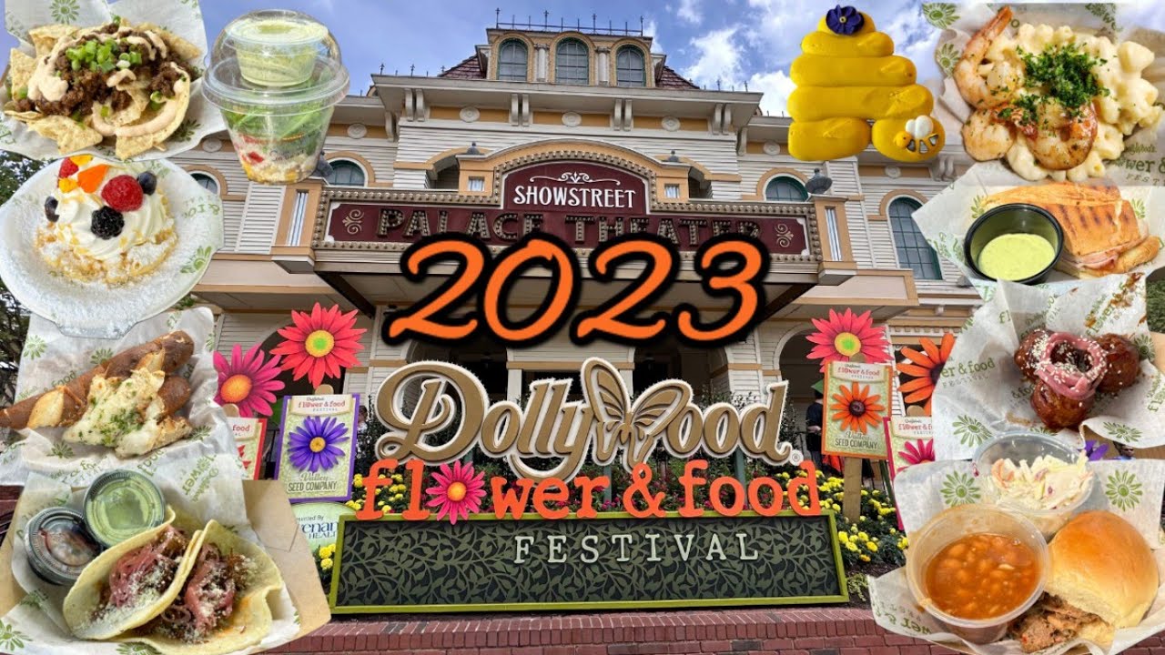 Dollywood's (Food Review) 2023 Flower & Food Festival - Pigeon Forge Tn