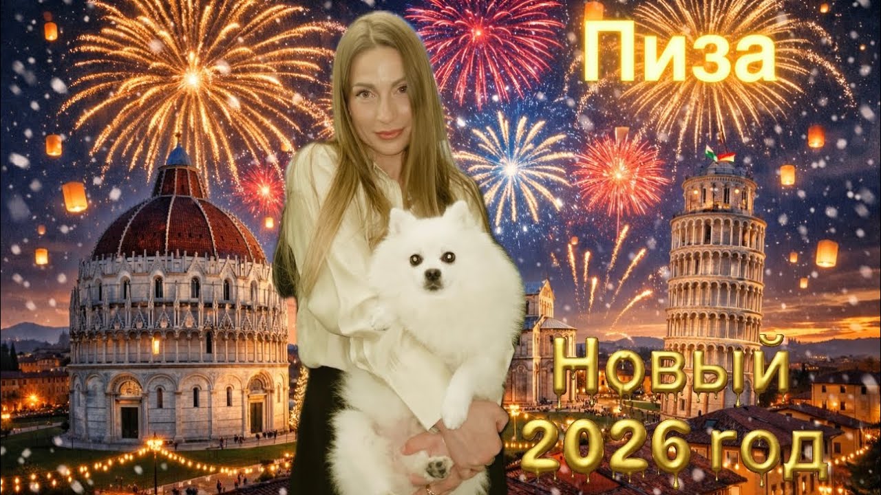 Пиза. Встречаем новый год 2026.