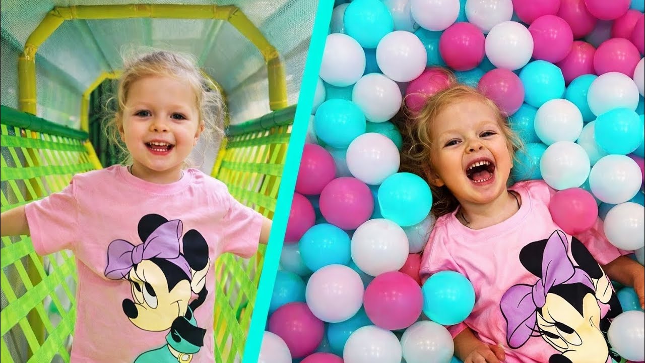 Самые любимые детские площадки Анны Марии 💖 Смех, горки и прыжки!