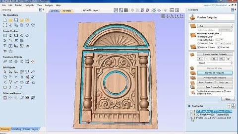 File Mẫu Thiết Kế Sẵn Aspire 9.5 Hướng Dẫn chuyển inch sang mm Và thiết lập dao chạy CNC