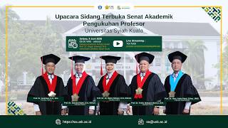 Sidang Terbuka Senat Akademik Universitas Syiah Kuala Dalam Rangka Pengukuhan Profesor