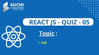 React Quiz 5 Css | @suchiit