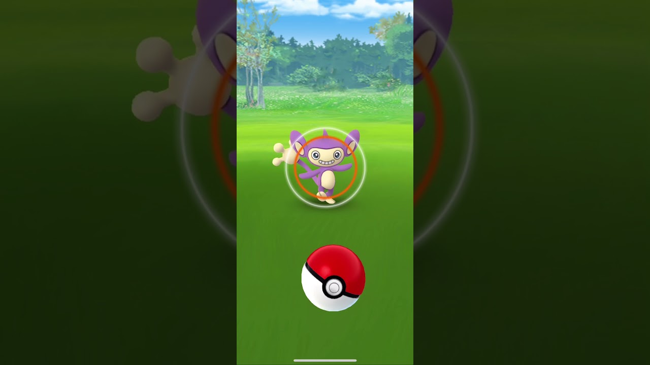 Caught Pokémon Aipom 