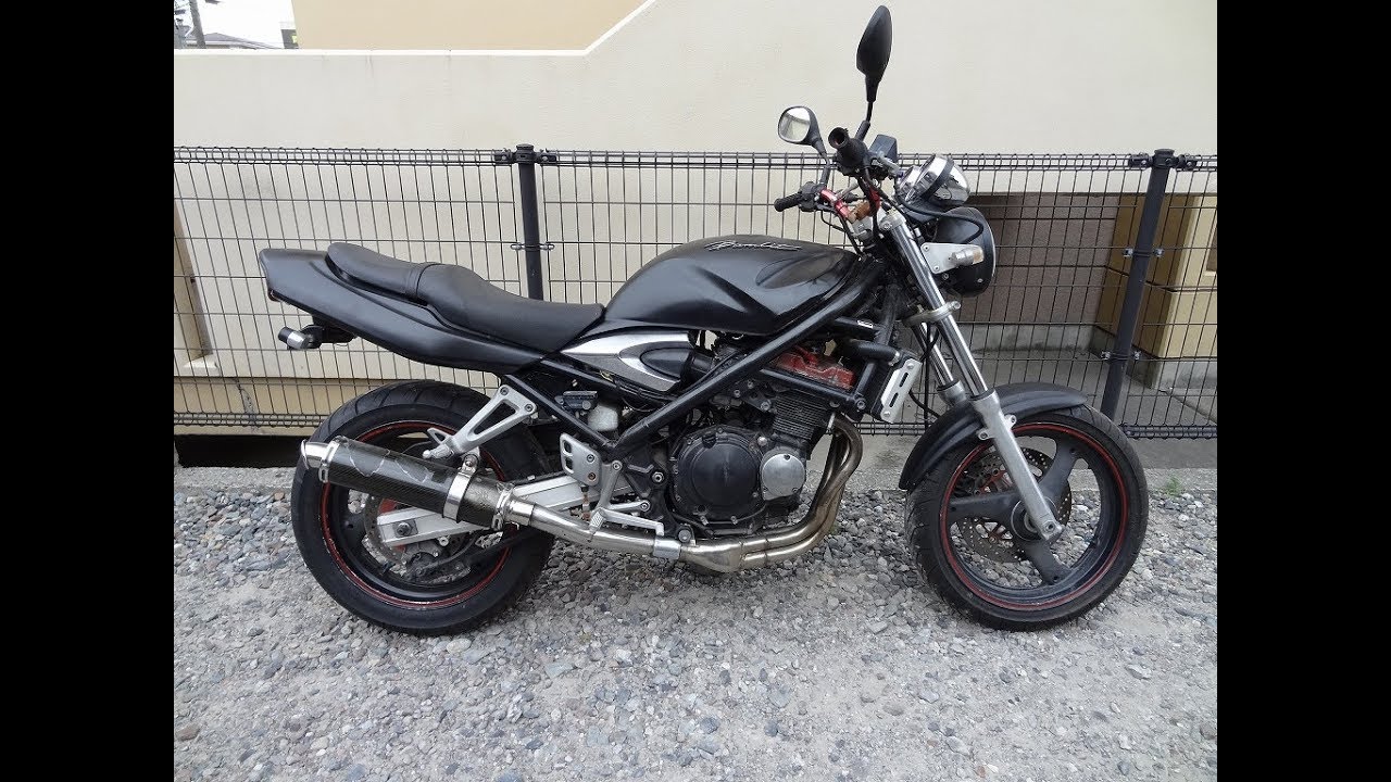 バンディット250V(GJ77A) エンジン始動 カーボンサイレンサーマフラー