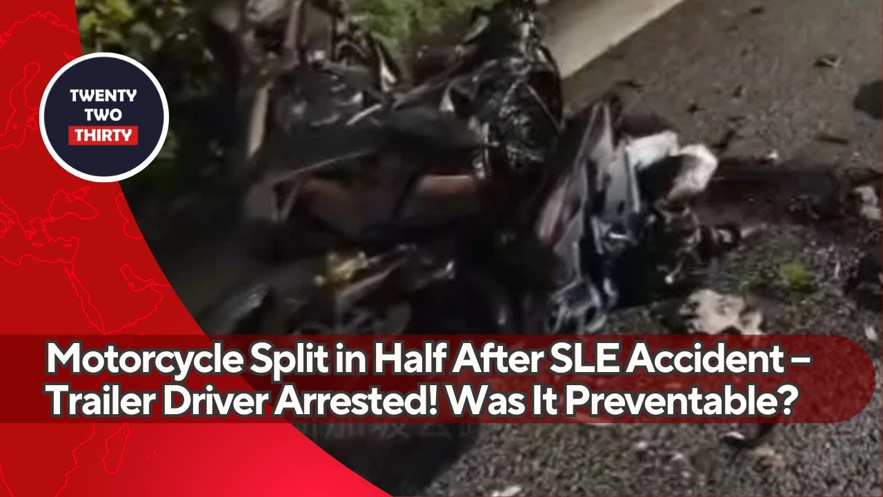 Motorcycle Split in Half After SLE Accident – Trailer Driver Arrested ...