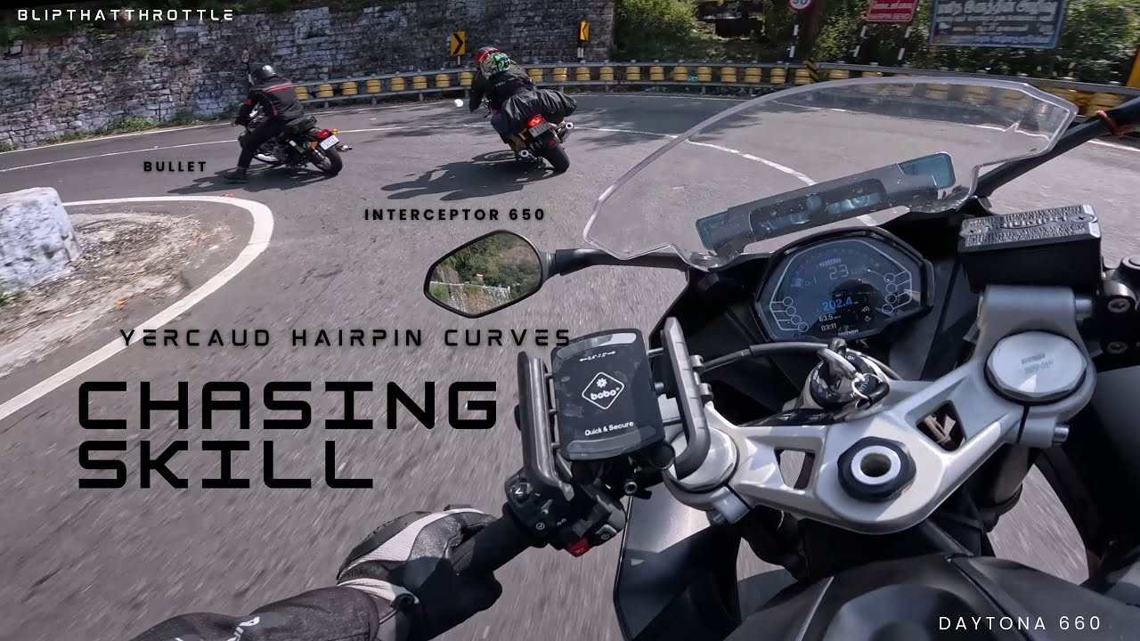 Chasing Skill in the Yercaud Hairpins | Triumph Daytona 660