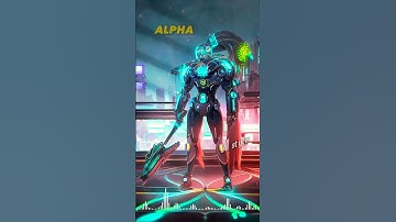MOBILE LEGENDS ALPHA 🔥 New al style robotic version #mobilelegends #mlbb #shorts