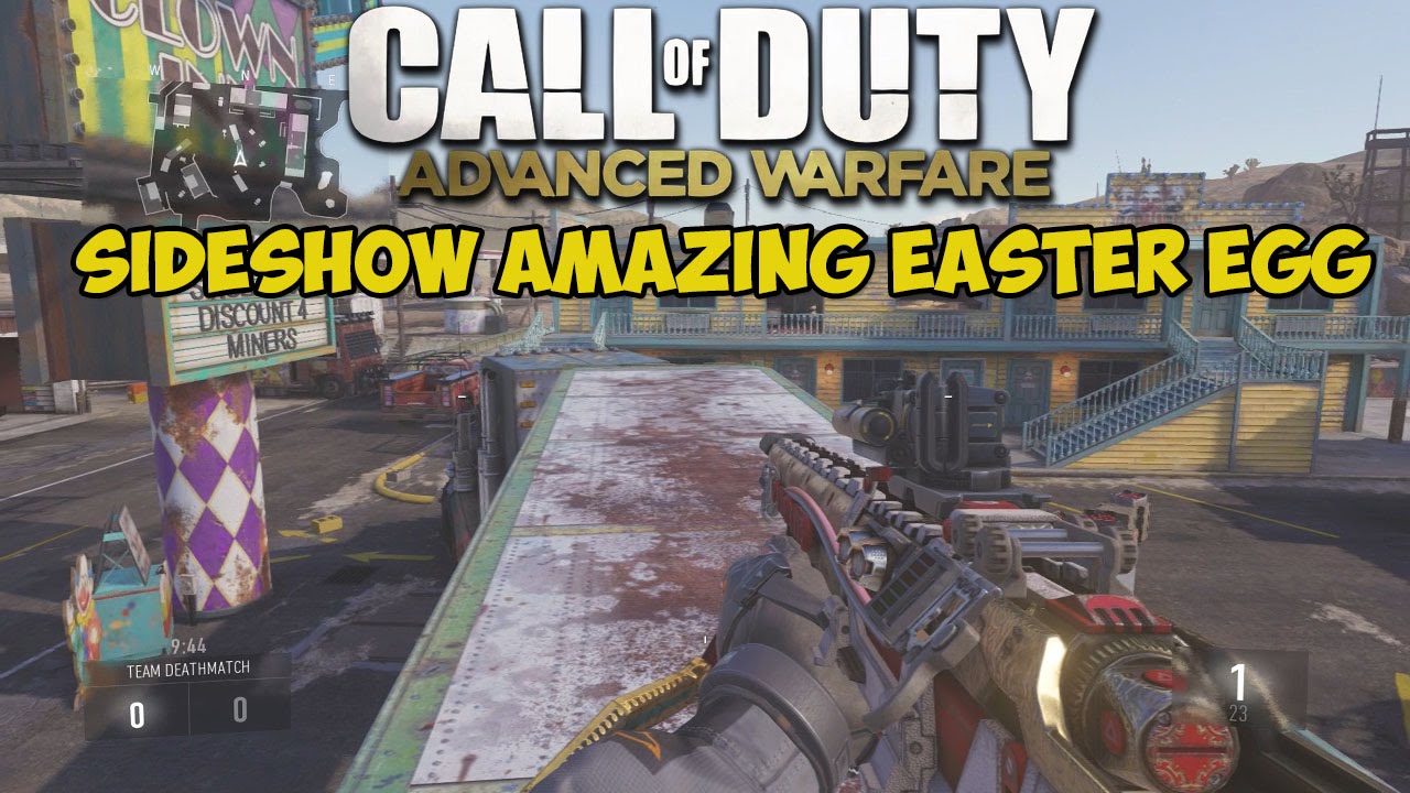 Advanced Warfare HUGE Sideshow 'Easter Egg' (Call of Duty) YouTube
