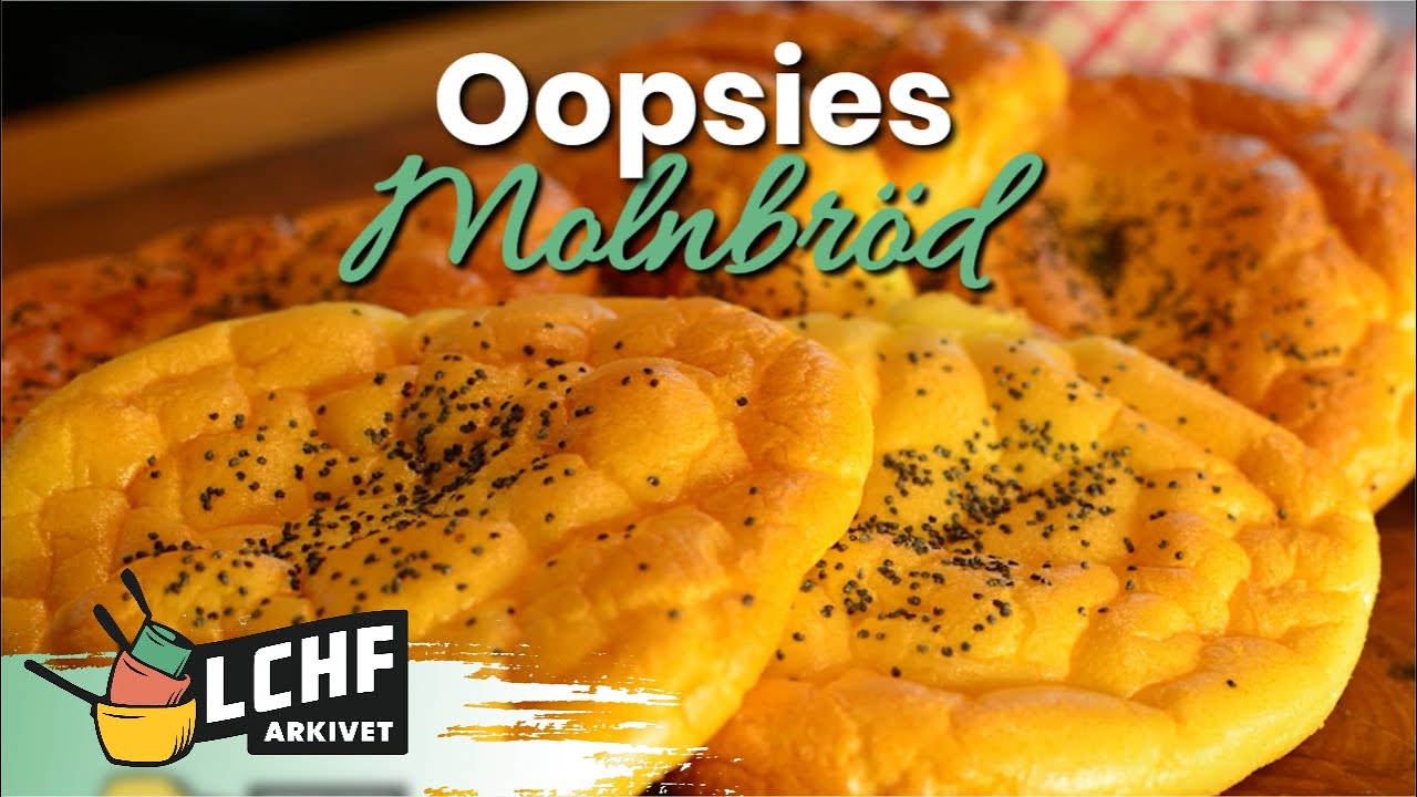 LCHF-arkivet gör Oopsies - Superenkla och klassiska bröd för LCHF och KETO