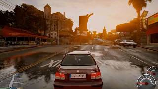 GTA V Redux mod low end pc day to night and weather effects -1080p High settings