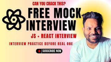 Frontend Developer Mock Interview 2025 | React + JavaScript Interview Questions & Answers