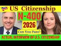 Actual Interview of U.S. Citizenship Test, N-400 Naturalization Interview and test, Small talk #n400