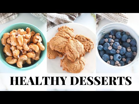 3 INGREDIENT DESSERTS that are HEALTHY! low carb, paleo recipes