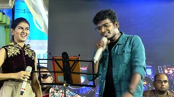காதலிக்கும் பெண்ணின் கைகள் kadhalikkum pennin song live  ajay krishna Nithyasree @tonyrock406