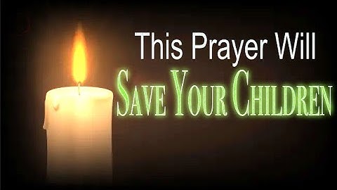 Pray this to Block Curses. GENERATIONAL CURSES against your children