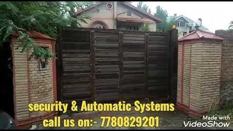 Sliding gate automation installed at Humhama
