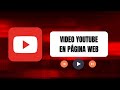 Cómo insertar un video de youtube en Google Sites